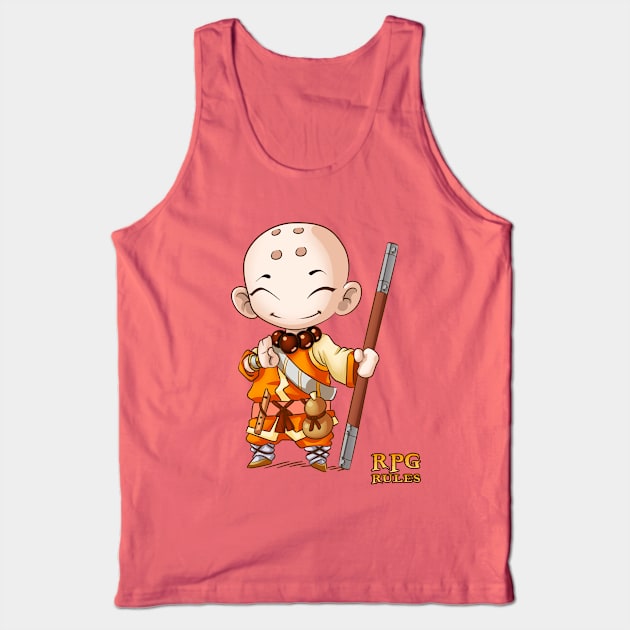 RPG Rules. Monk Tank Top by MauroPeroni